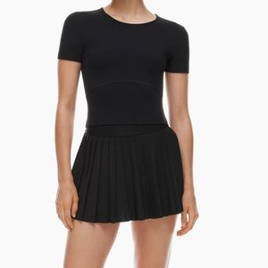 Aritzia TNA Tennis Pro Micro Skirt black